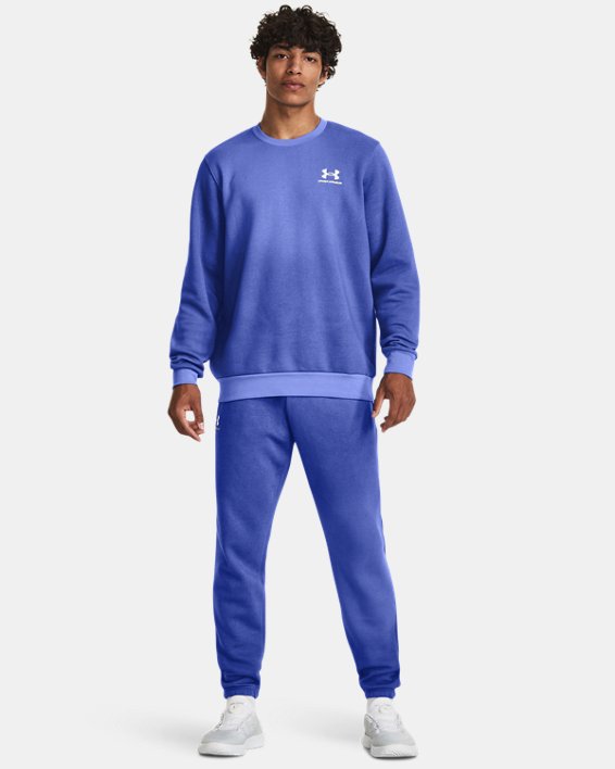 Men's UA Essential Fleece Joggers, Blue, pdpMainDesktop image number 2